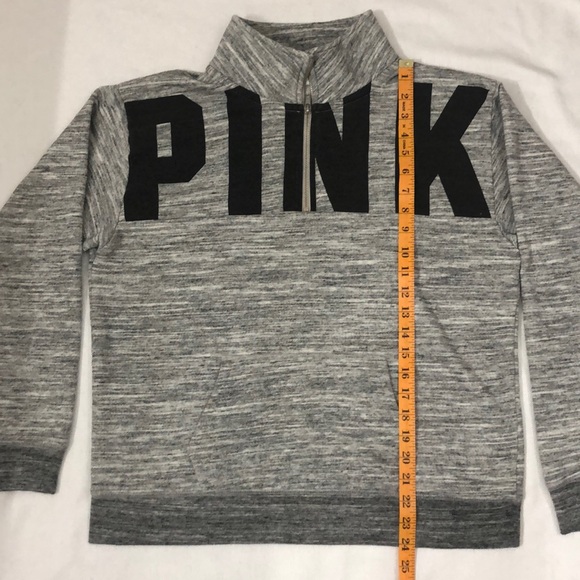 VICTORIA SECRET PINK oversized sweater small grey - Picture 9 of 12